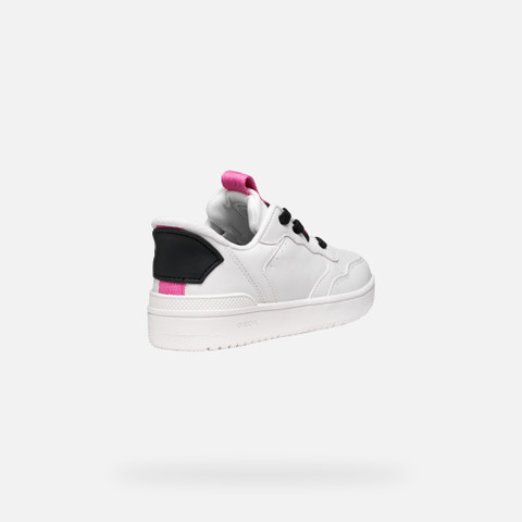 Low top sneakers WASHIBA FAST IN JUNIOR White/Fuchsia - image number 4 | GEOX