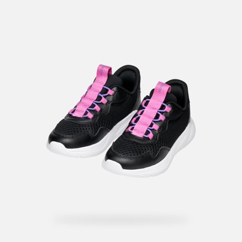 Slip in sneakers SPRINTYE FAST IN JUNIOR Black/Fuchsia - image number 7 | GEOX