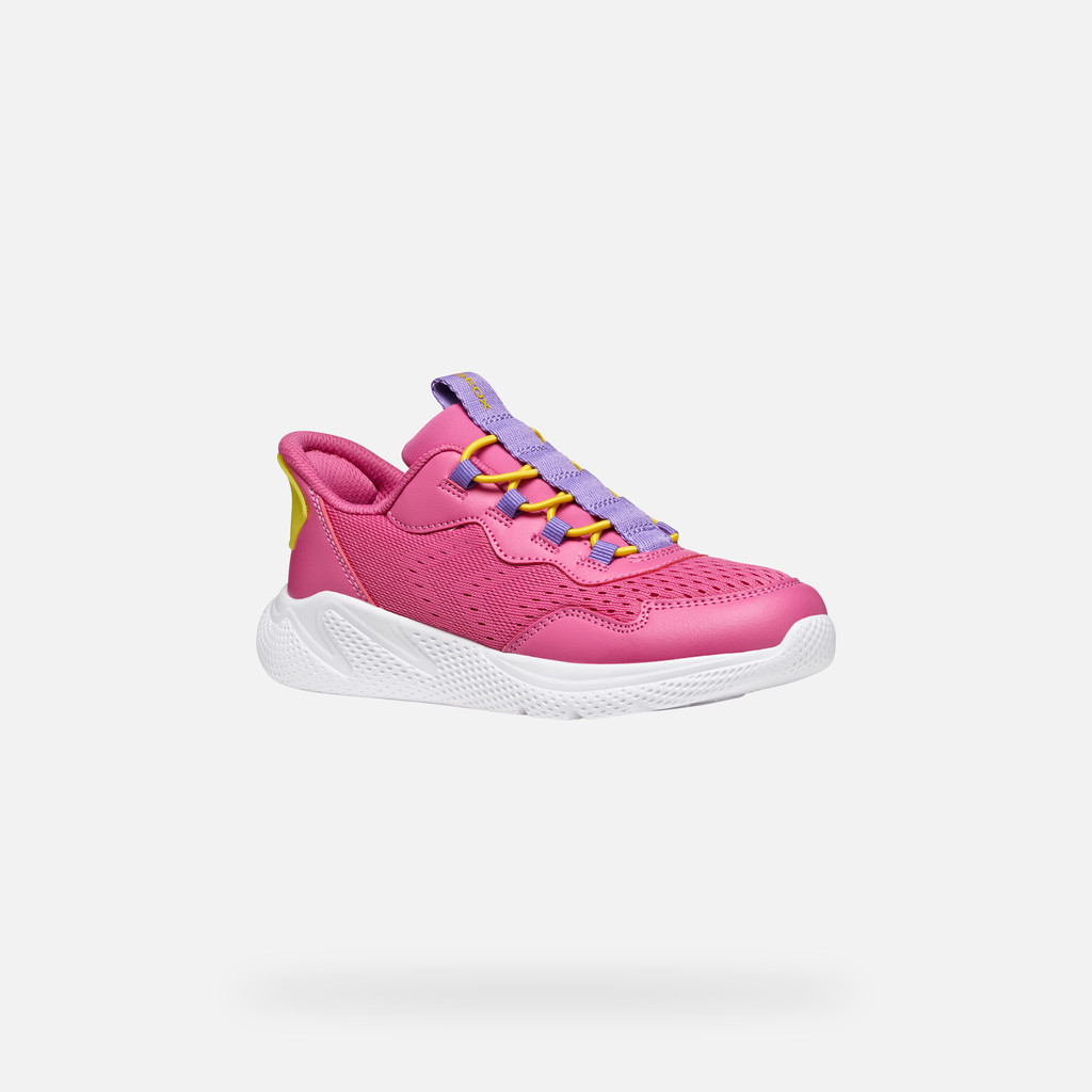 Low top sneakers SPRINTYE FAST IN JUNIOR Dark Fuchsia/Violet - image number 2 | GEOX