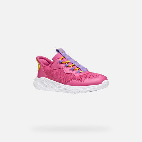 Low top sneakers SPRINTYE FAST IN JUNIOR Dark Fuchsia/Violet - image number 2 | GEOX