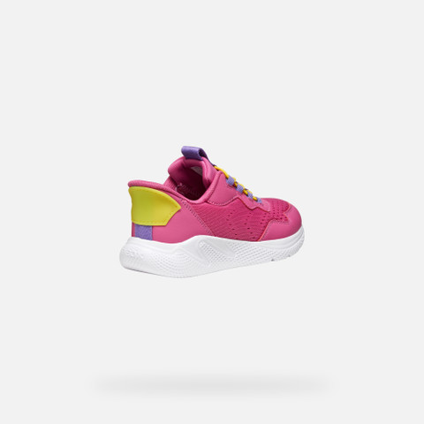 Low top sneakers SPRINTYE FAST IN JUNIOR Dark Fuchsia/Violet - image number 4 | GEOX