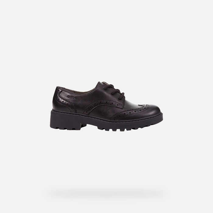 Chaussures d'école CASEY FILLE Noir | GEOX
