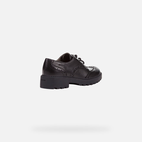 School shoes CASEY GIRL Black - image number 4 | GEOX