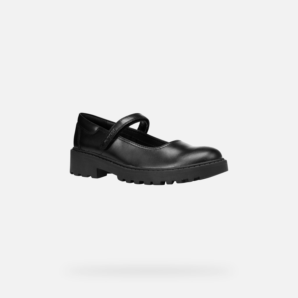 Geox CASEY - Ballerine Con Cinturino - Black/nero