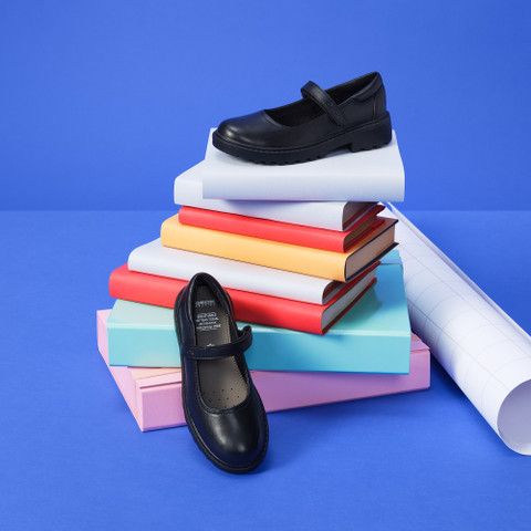 School shoes CASEY GIRL Black - image number 8 | GEOX