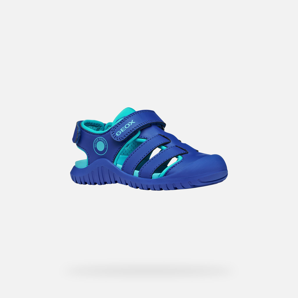 Closed toe sandals S. FUSBETTO PRO   BOY Royal/Light Blue - image number 2 | GEOX