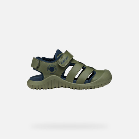 Closed toe sandals S. FUSBETTO PRO   BOY Sage/Navy - image number 1 | GEOX