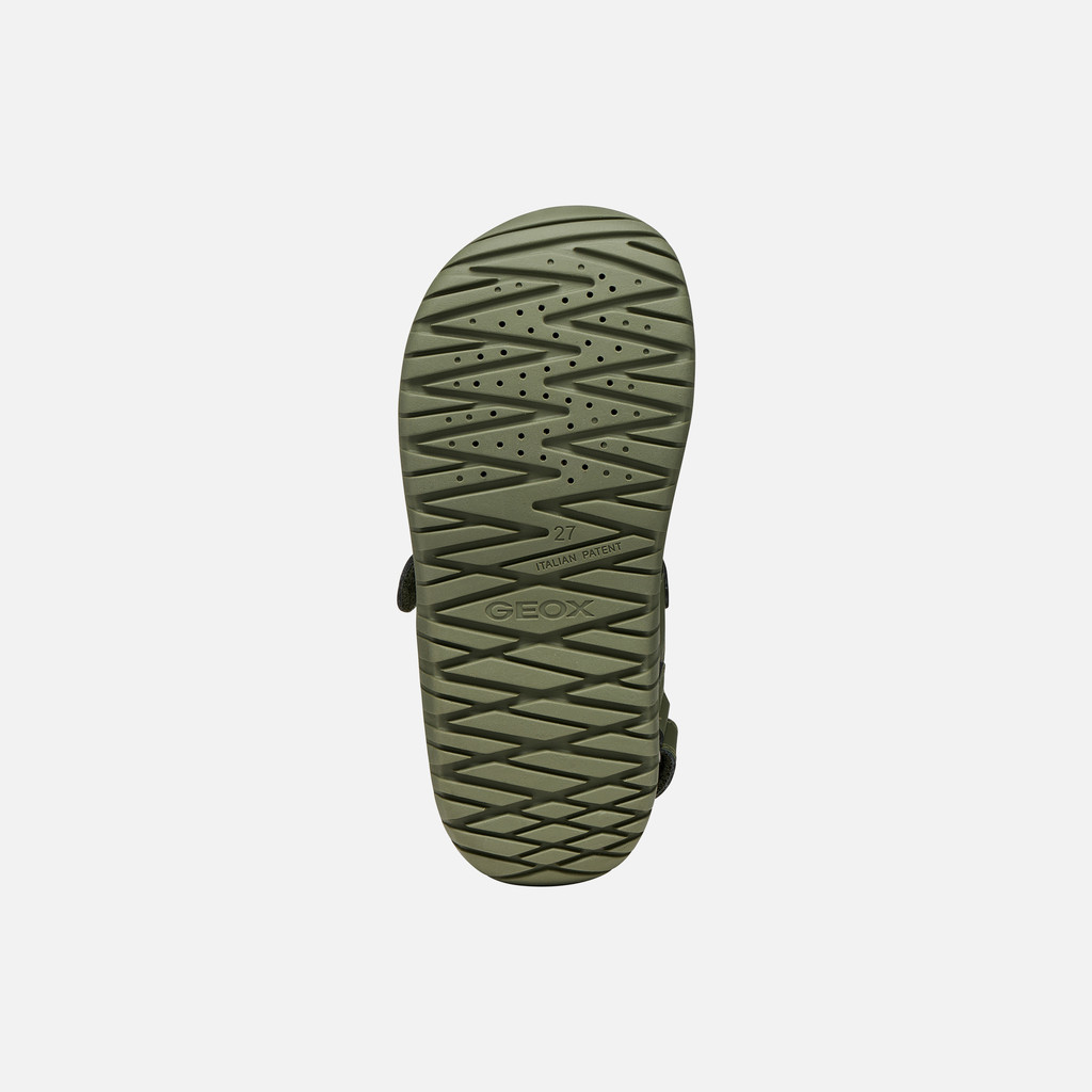 Closed toe sandals S. FUSBETTO PRO   BOY Sage/Navy - image number 6 | GEOX