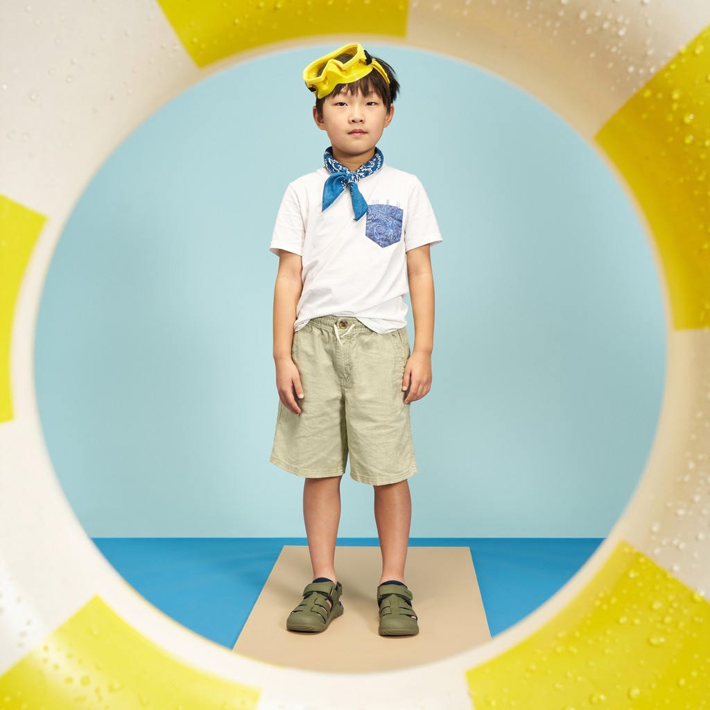 Geschlossene Sandalen S. FUSBETTO PRO   JUNGE Salbeigr&uuml;n/Marineblau - image number 3 | GEOX