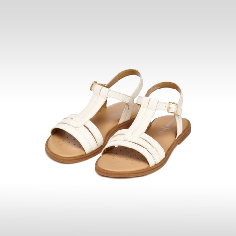 Open sandals SANDAL KARLY GIRL Light ivory - image number 1 | GEOX