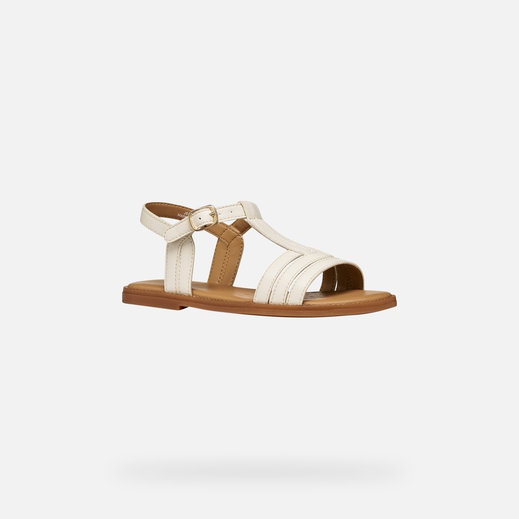 Open sandals SANDAL KARLY GIRL Light ivory - image number 2 | GEOX