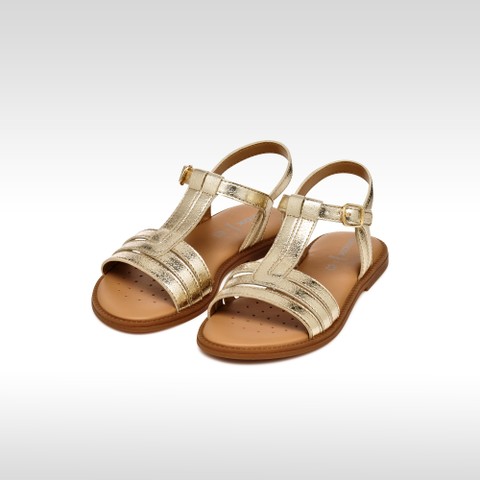 Open sandals SANDAL KARLY GIRL Platinum - image number 2 | GEOX
