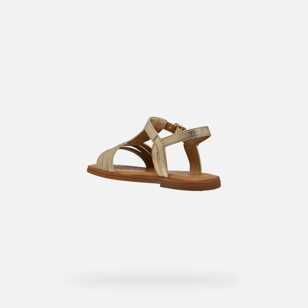 Open sandals SANDAL KARLY GIRL Platinum - image number 3 | GEOX