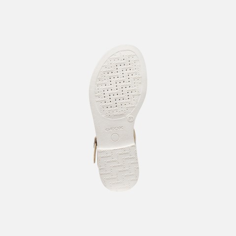 Open sandals SANDAL KARLY GIRL White - image number 6 | GEOX