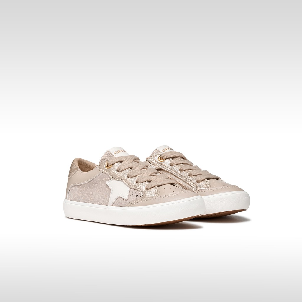 Zapatos con purpurina GISLI NI&Ntilde;A Beige - image number 1 | GEOX