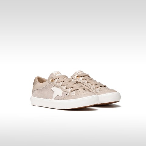 Zapatos con purpurina GISLI NI&Ntilde;A Beige - image number 1 | GEOX