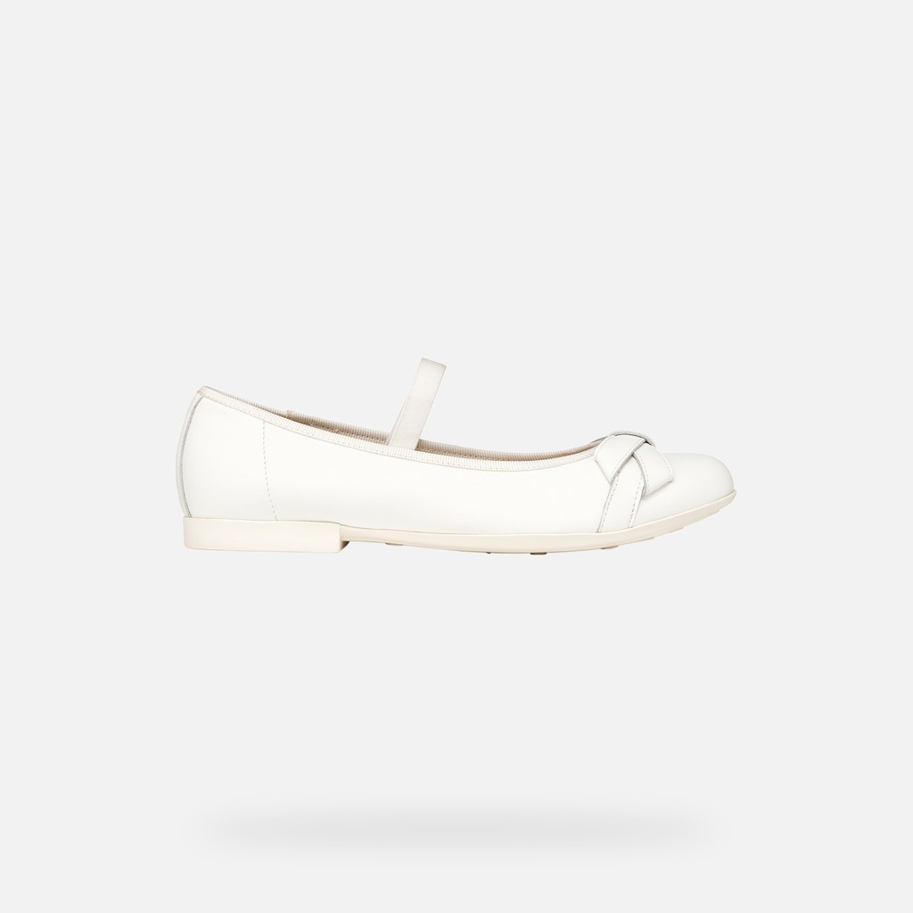 Ballerinas mit Riemchen PLIE MÄDCHEN Weiß - image number 1 | GEOX