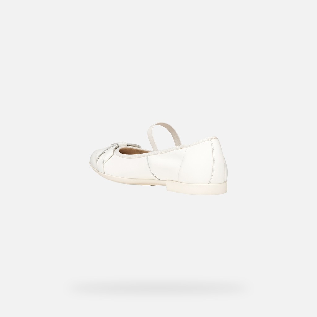 Ballerinas mit Riemchen PLIE MÄDCHEN Weiß - image number 3 | GEOX