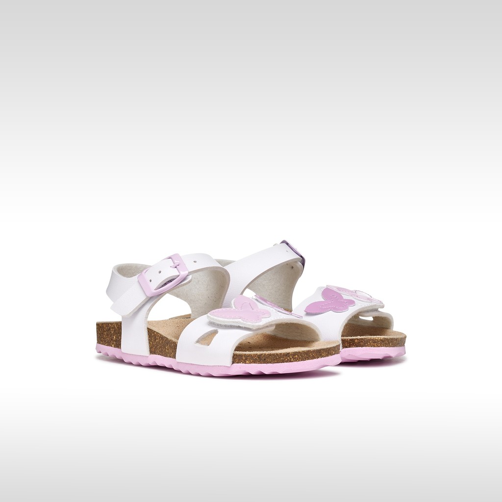 Sandali aperti ADRIEL BAMBINA Bianco/Rosa - image number 1 | GEOX