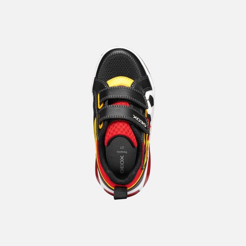 Shoes with lights INEK BOY Black/Yellow - image number 5 | GEOX