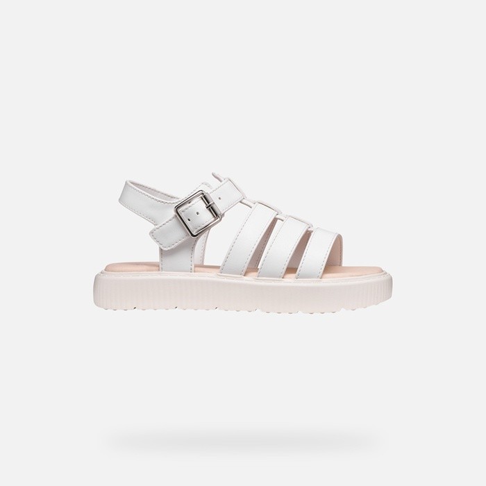 Platform sandals SANDAL KODETTE GIRL White | GEOX