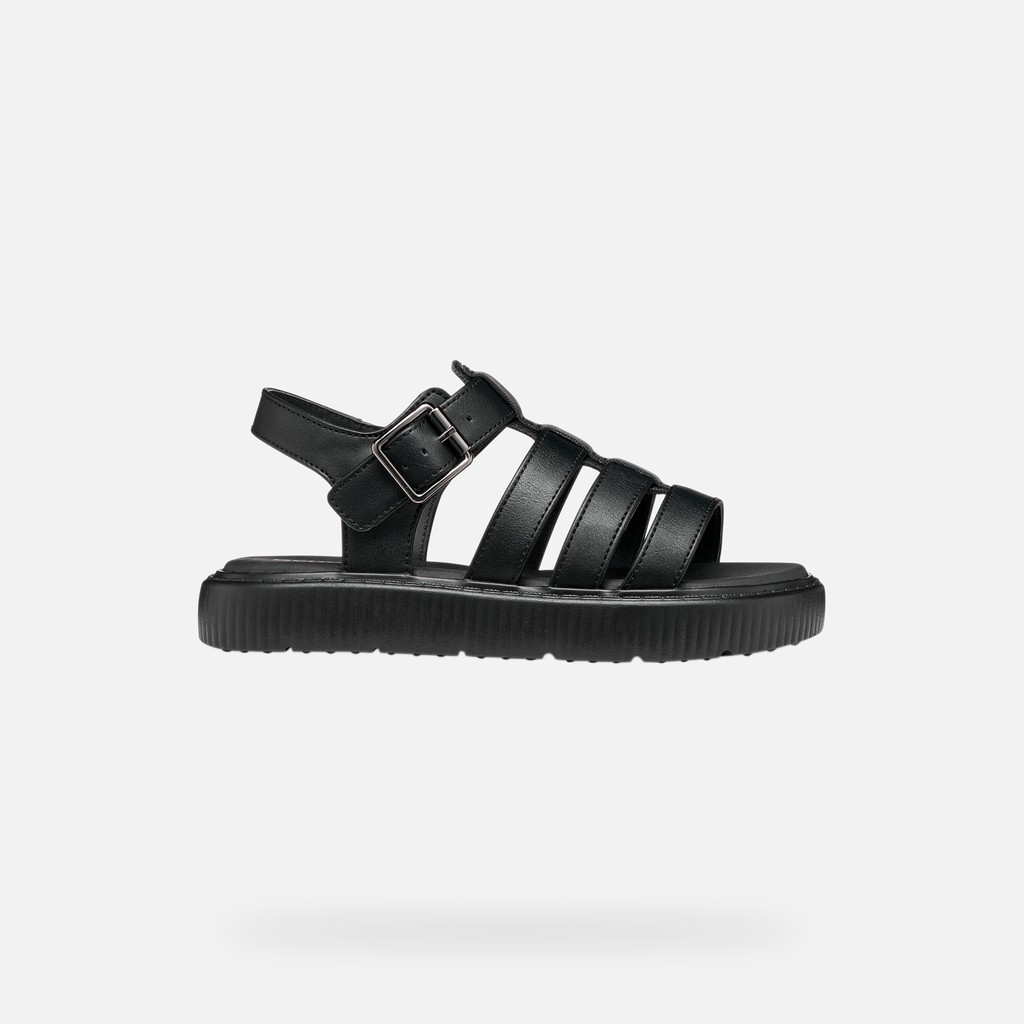 Sandalias suela alta SANDAL KODETTE NI&Ntilde;A Negro - image number 1 | GEOX