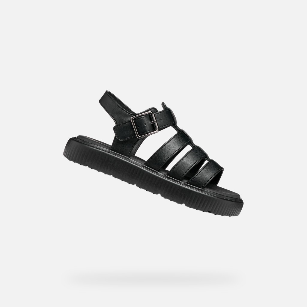 Sandalias suela alta SANDAL KODETTE NI&Ntilde;A Negro - image number 0 | GEOX
