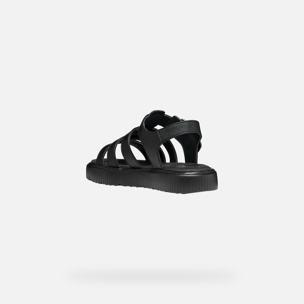 Sandalias suela alta SANDAL KODETTE NI&Ntilde;A Negro - image number 3 | GEOX