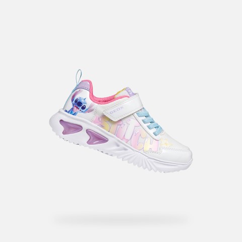 Disney Stitch ASSISTER GIRL White/Multicolor | GEOX