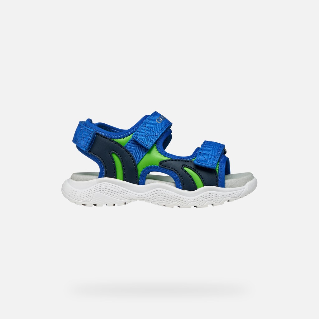 Sandal Splush Garçon Bleu Roi/vert