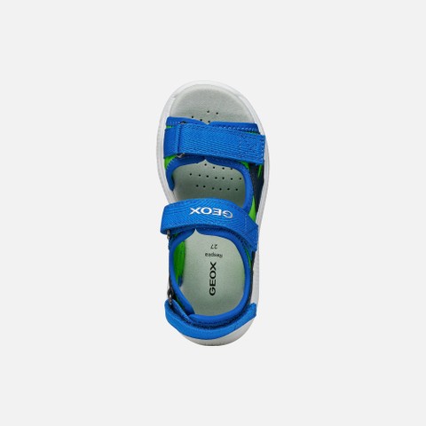 Sandals with straps SANDAL SPLUSH BOY Royal/Green - image number 5 | GEOX
