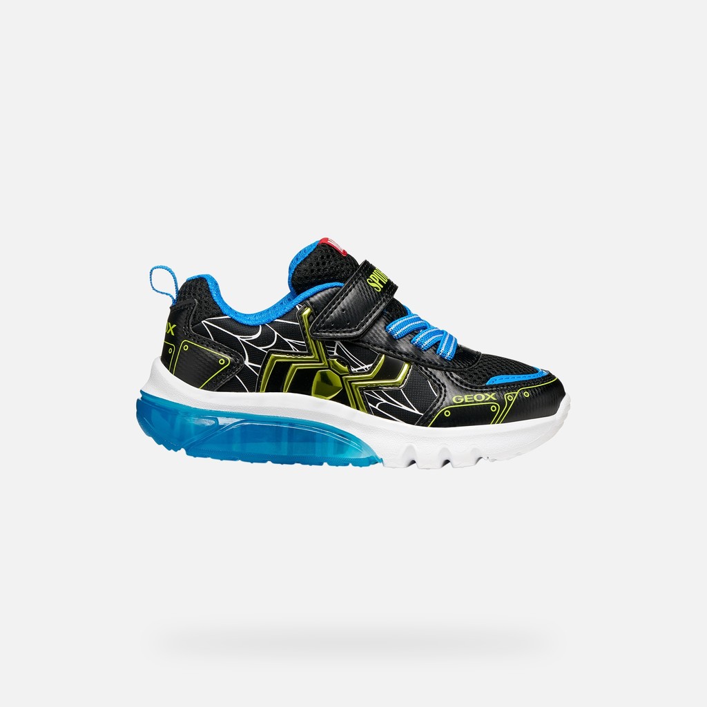 Shoes Ciberdron Garçon Noir/citron Vert