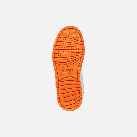 Baskets basse WASHIBA GARÇON Blanc/Orange - image number 6 | GEOX