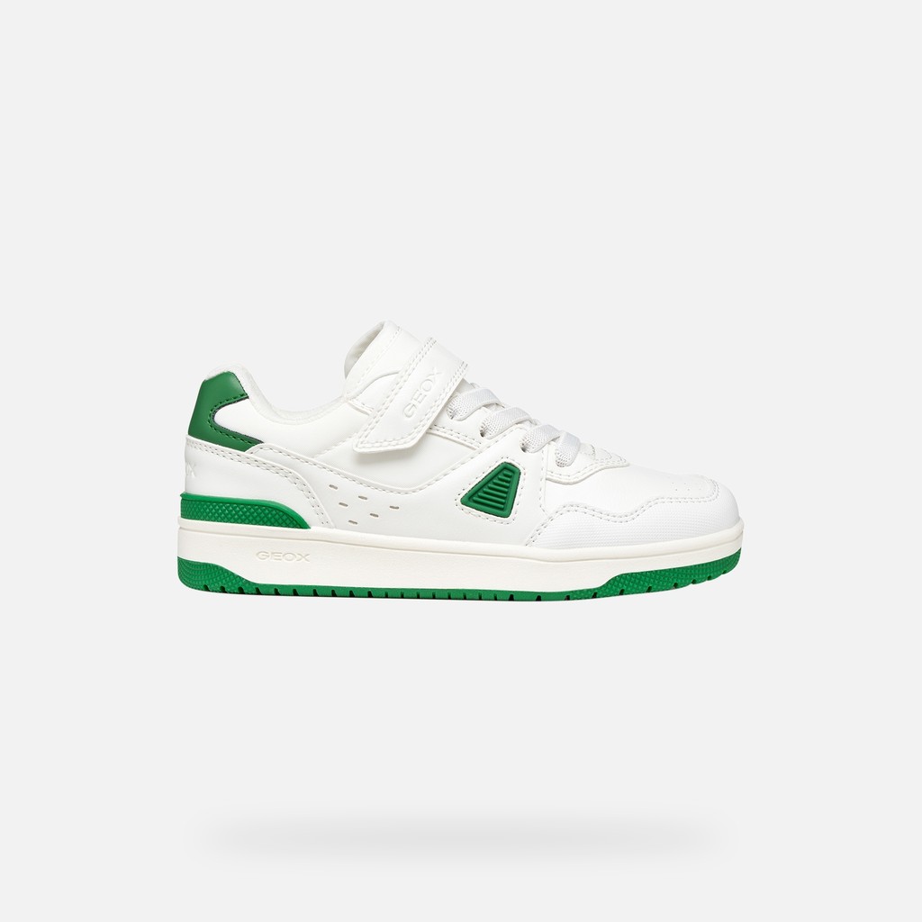 Low top sneakers WASHIBA BOY White/Green - image number 1 | GEOX