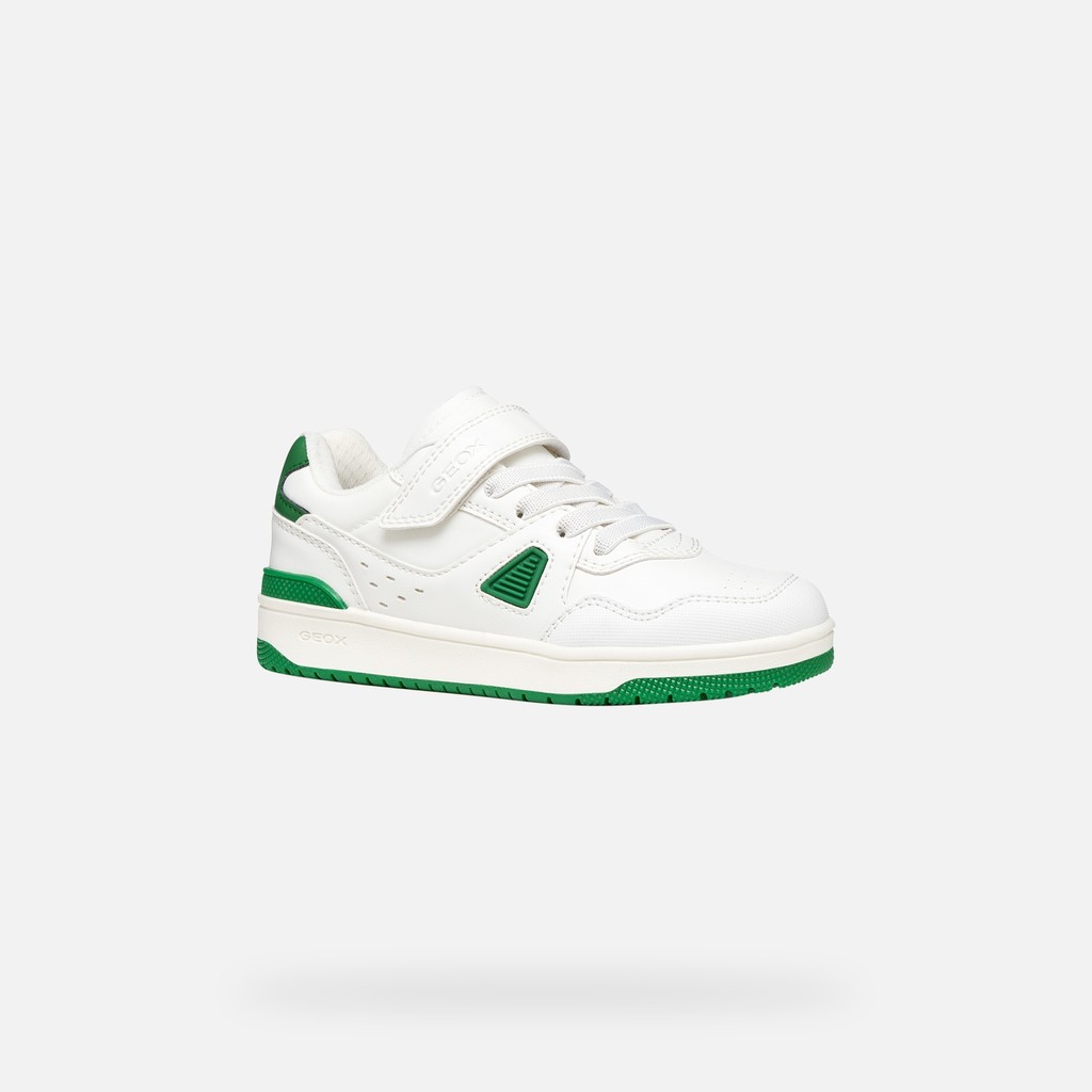 Low top sneakers WASHIBA BOY White/Green - image number 2 | GEOX