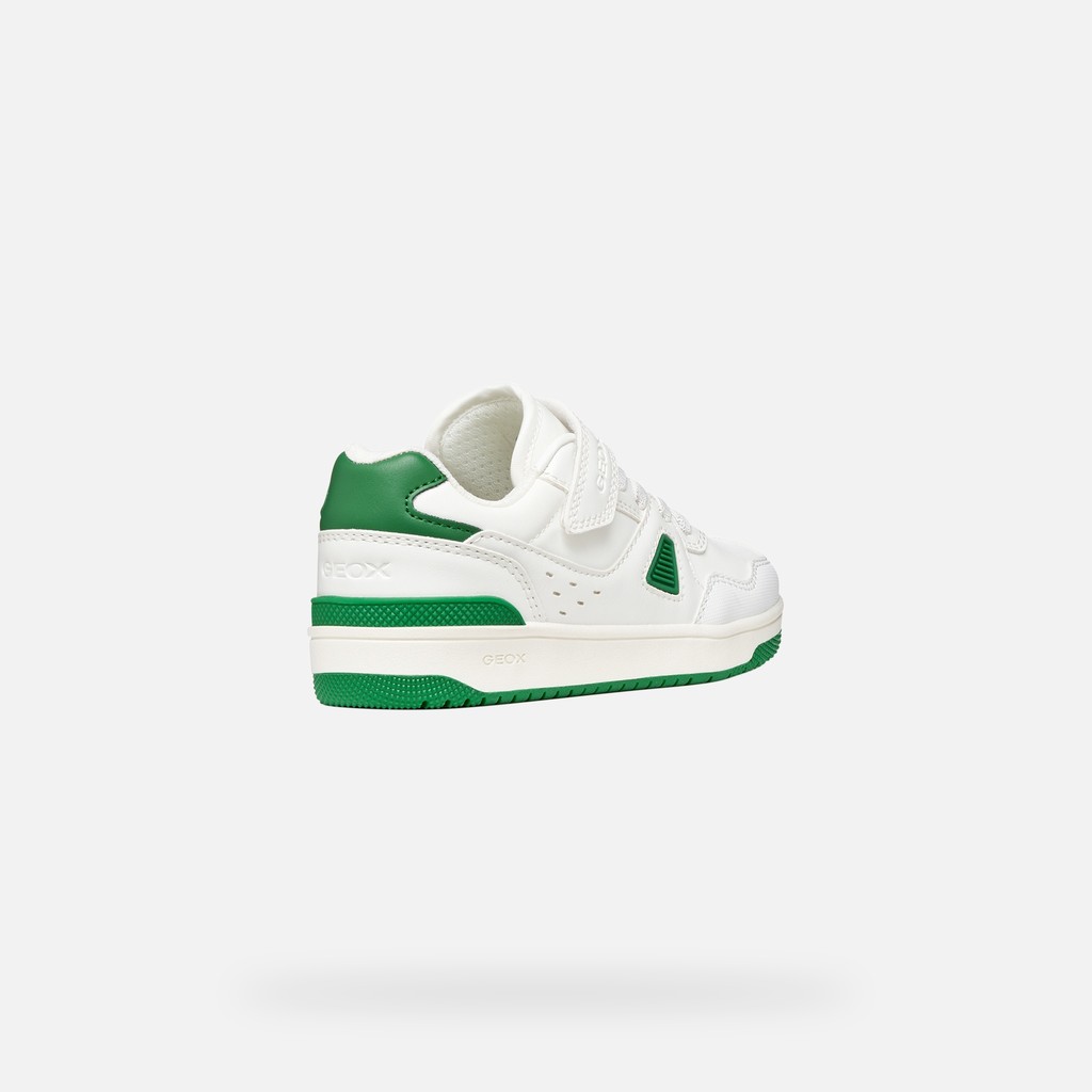 Low top sneakers WASHIBA BOY White/Green - image number 4 | GEOX