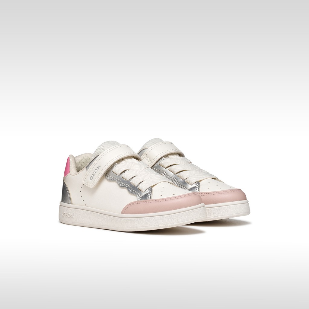 Sneakers basse ECLYPER BAMBINA Bianco/Beige - image number 1 | GEOX