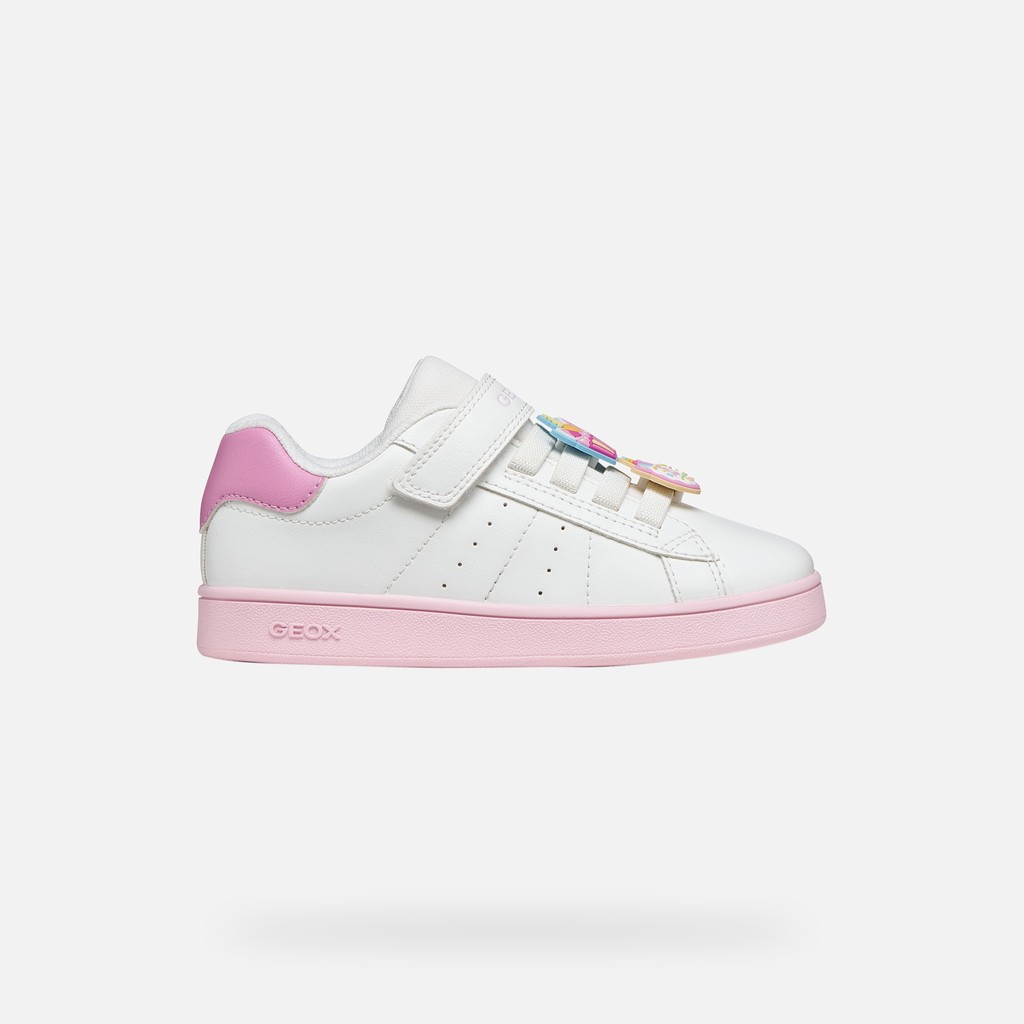 Eclyper Fille Blanc/rose Foncé