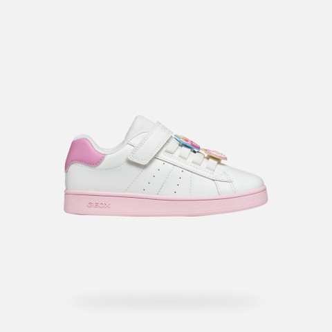 Sneakers basse ECLYPER BAMBINA Bianco/Rosa scuro - image number 1 | GEOX