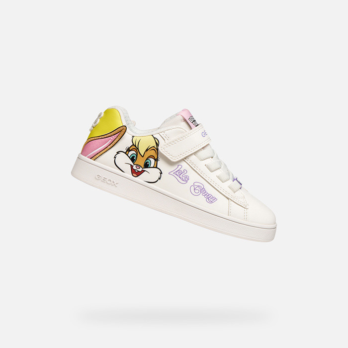 Looney Tunes Sneakers ECLYPER MÄDCHEN Weiß/Gelb | GEOX