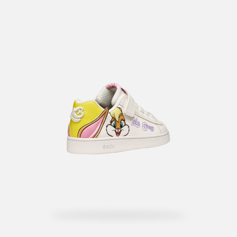Zapatillas Looney Tunes ECLYPER NIÑA Blanco/Amarillo - image number 4 | GEOX