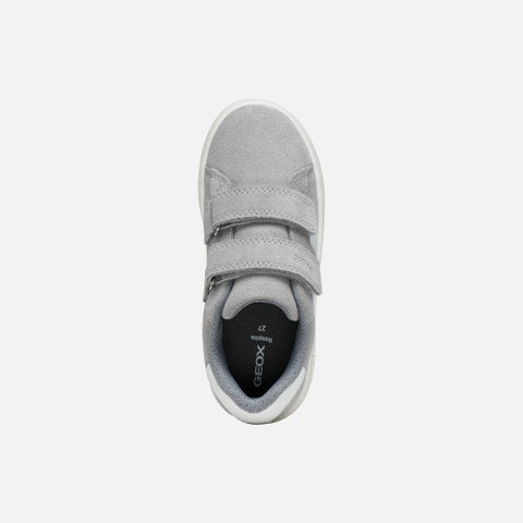 Sneakers with straps ECLYPER BOY Grey/White - image number 5 | GEOX