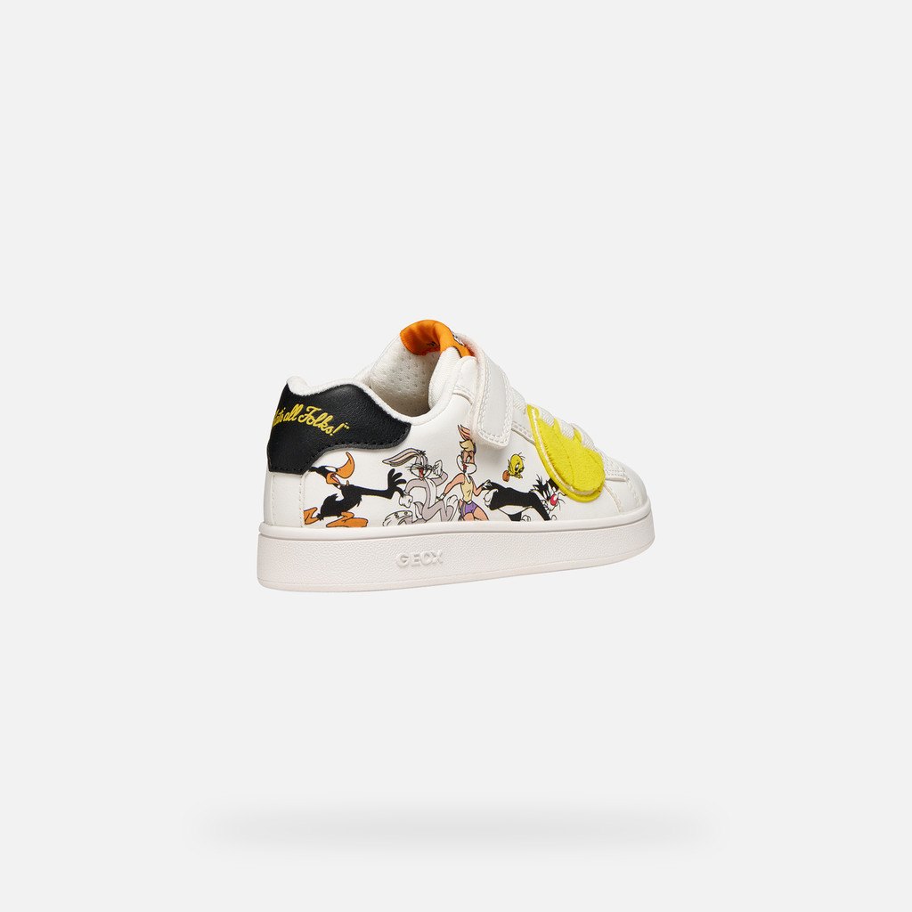 Looney Tunes Sneakers ECLYPER BOY White/Black - image number 4 | GEOX