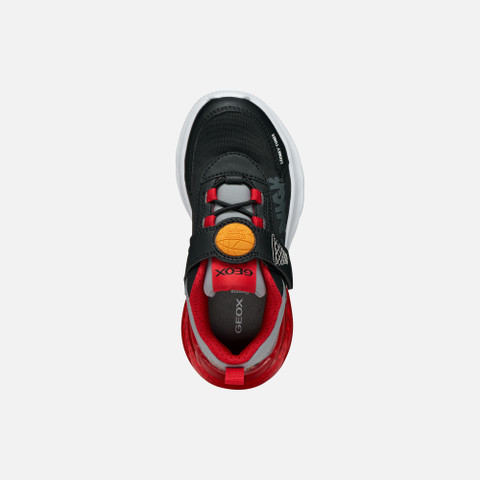 Looney Tunes Sneakers ACTIVART ILLUMINUS BOY Black/Red - image number 6 | GEOX