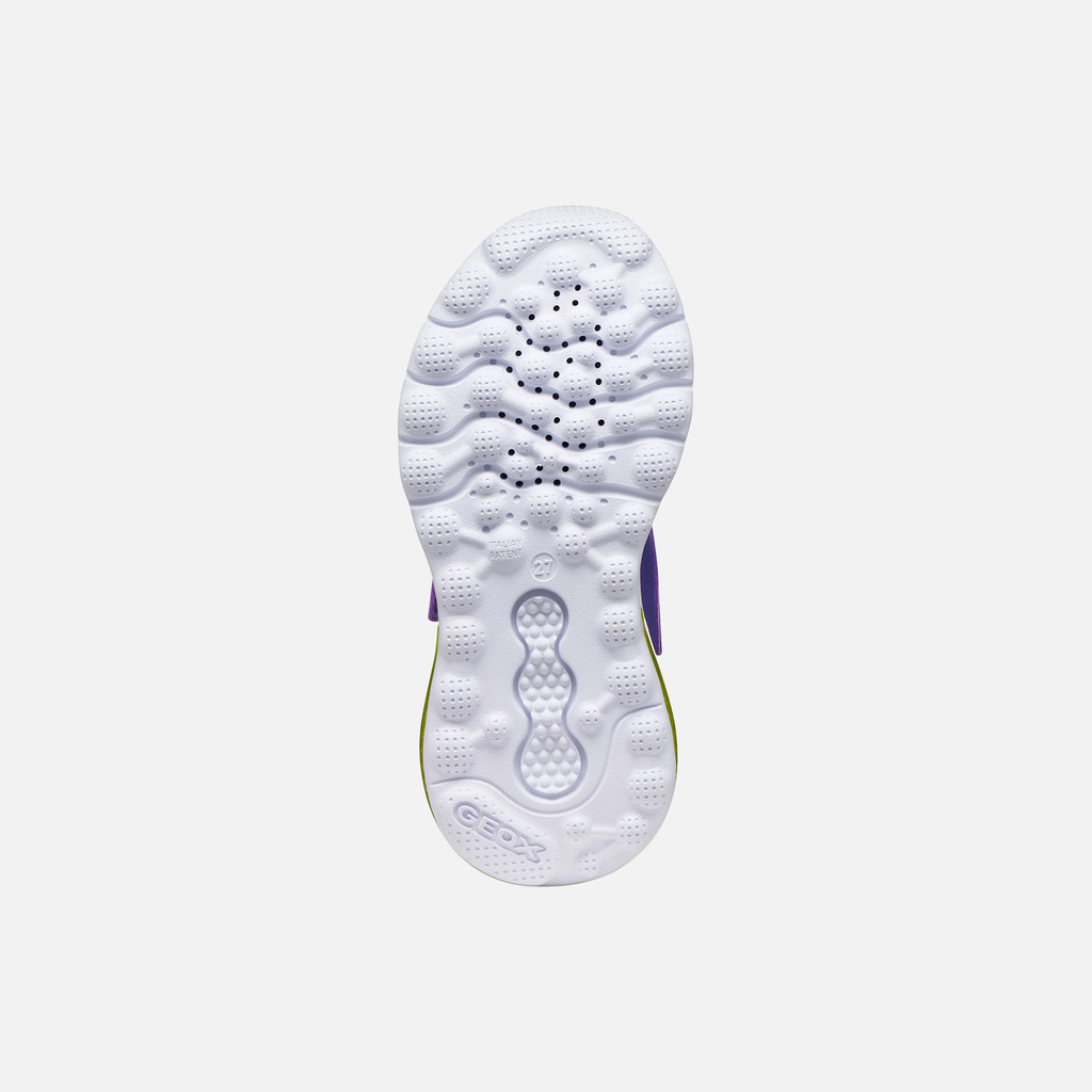 Looney Tunes Sneakers ACTIVART ILLUMINUS GIRL Violet/Acid Green - image number 7 | GEOX
