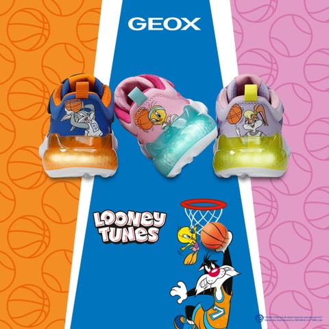 Looney Tunes Sneakers ACTIVART ILLUMINUS GIRL Violet/Acid Green - image number 3 | GEOX