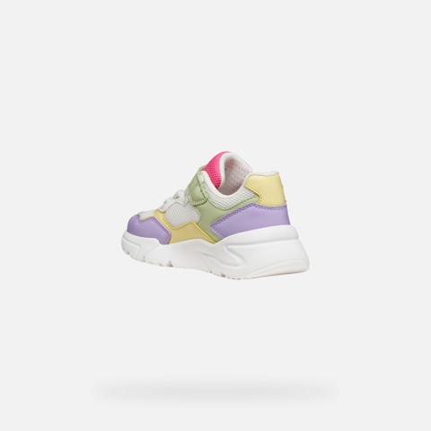 Baskets basse LOFTUS FILLE Multicolore/Blanc - image number 3 | GEOX