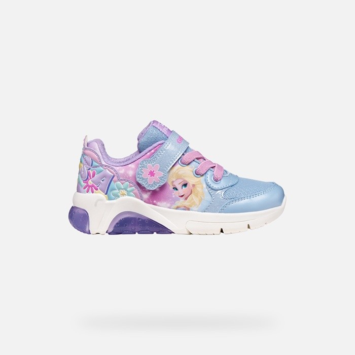 Disney Princess FADINLIGHT GIRL Lilac/Sky | GEOX
