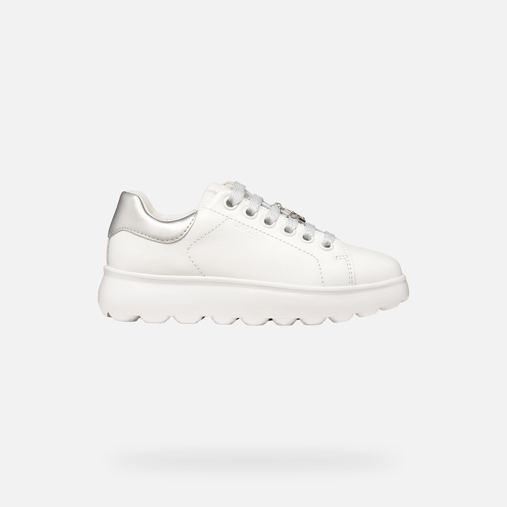 Puffypop Fille Blanc/argent