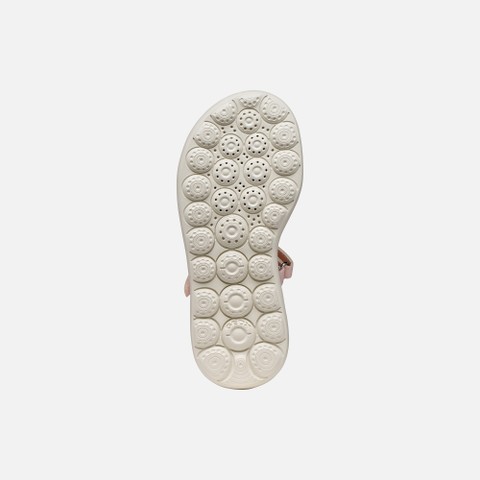 Sandals with straps SANDAL PUFFYPOP GIRL Pink/Multicolor - image number 7 | GEOX